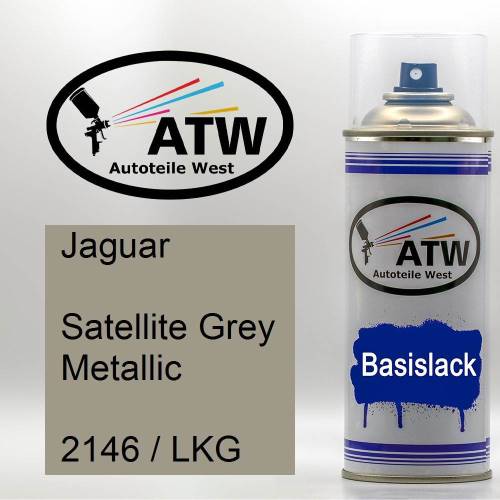 Jaguar, Satellite Grey Metallic, 2146 / LKG: 400ml Sprühdose, von ATW Autoteile West.